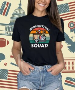 Housekeeping Squad Design | Housekeeper Appreciation Retro T-Shirt