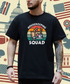 Housekeeping Squad Design | Housekeeper Appreciation Retro T-Shirt