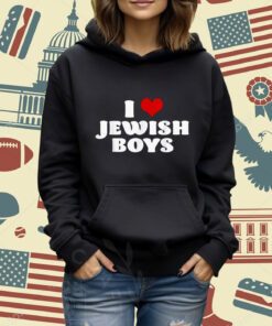 I Love Jewish Boys Red Heart Hanukkah T-Shirt