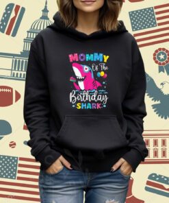 Mommy of the Shark Birthday Mom Matching Family T-Shirt