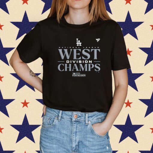 Los Angeles Dodgers 2023 Nl West Division Champions Locker Room Unisex T-Shirt