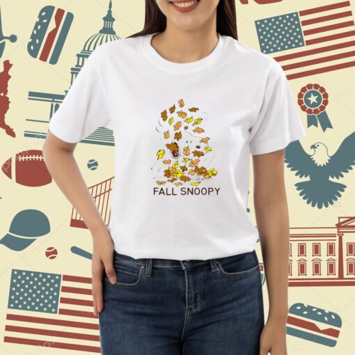 Peanuts - Fall Snoopy Premium T-Shirt