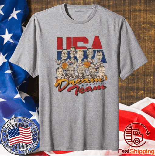 Vintage 1992 USA Dream Team Basketball TShirt