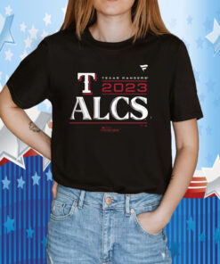 Texas Rangers Fanatics Branded 2023 Alcs Locker Room Official TShirt