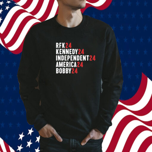 Official Rfk 24 Kennedy 24 Independent 24 America 24 Bobby 24 TShirt