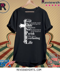 For God So Loved The World Print Shirts