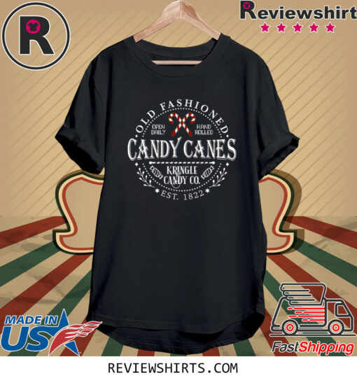 Christmas Kringle Candy Co. Candy Cane 2024 T-Shirt