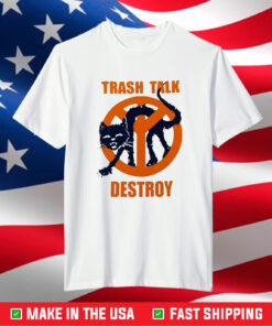 Official Trash Talk Destroy Black Cat Shirt