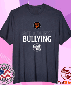 Sf Giants Stand Against Bullying Spirit Day T-Shirt