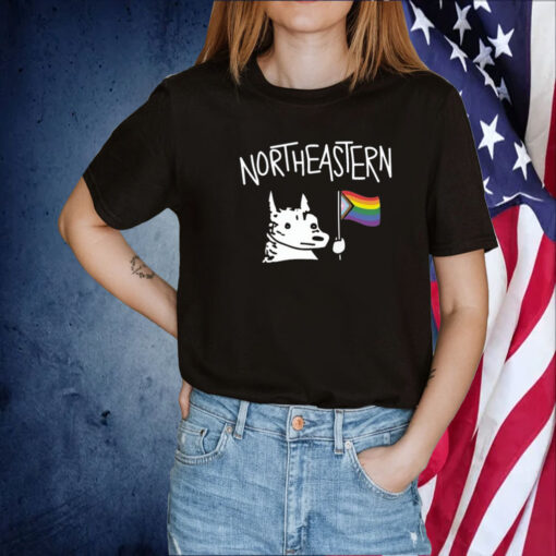 Northeastern Hoosky Pride Gift T-Shirt