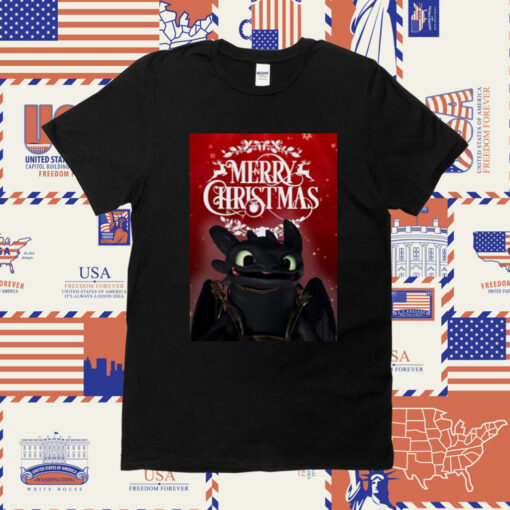 Toothless Christmas Red TShirts