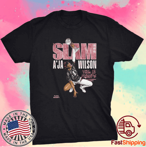 Slam A’ja Wilson Slam 240 Playa Society Shirt