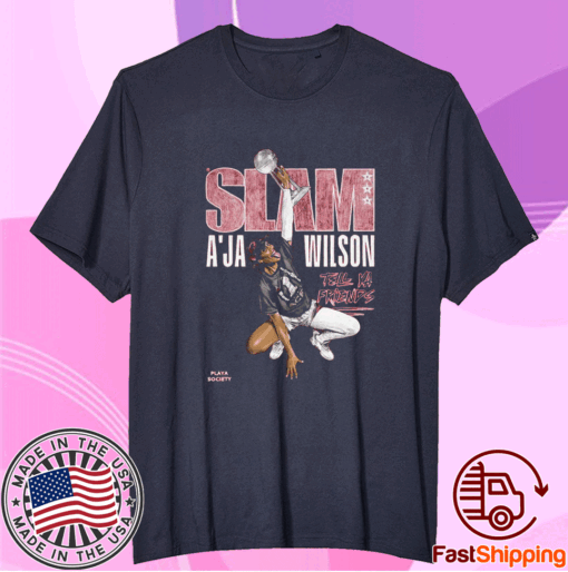 Slam A’ja Wilson Slam 240 Playa Society Shirt