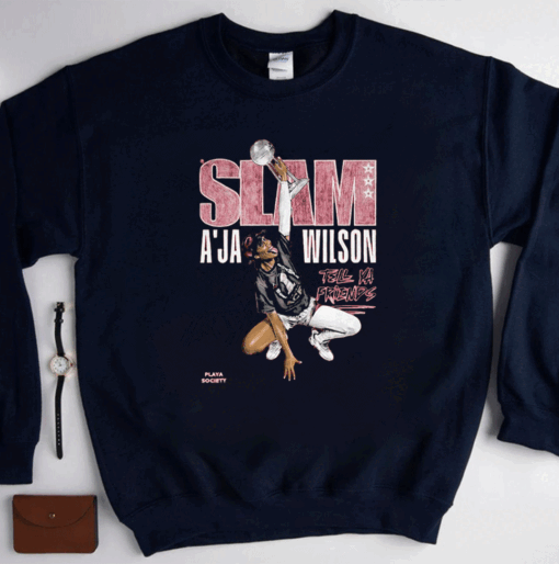 Slam A’ja Wilson Slam 240 Playa Society Shirt