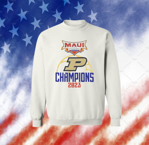 Purdue Maui Invitational Champions 2023 Sweatshirt Shirt