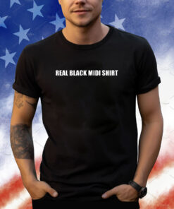 Real Black Midi T-Shirt