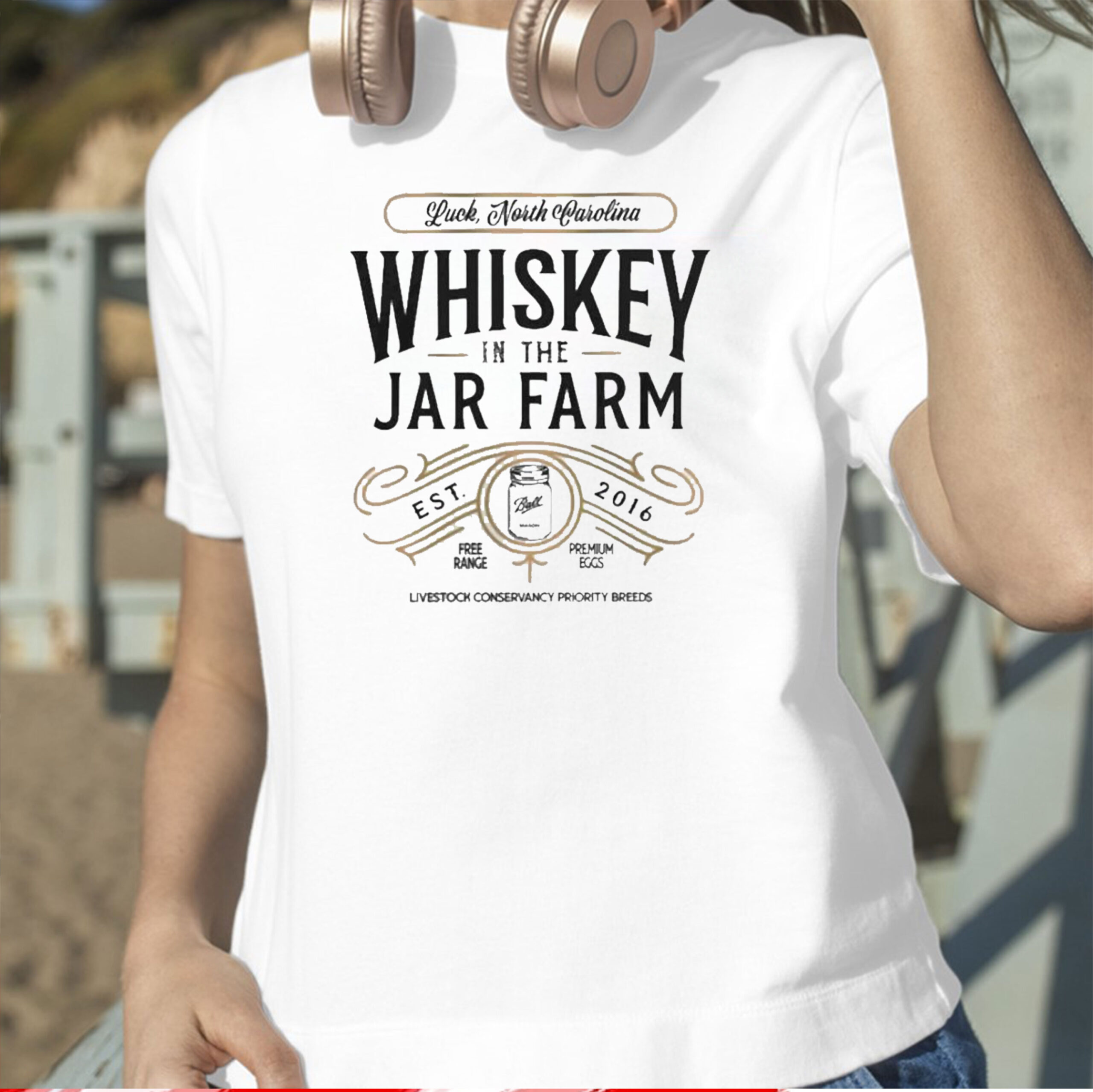 Whiskey In The Jar Farm Large Logo TShirt