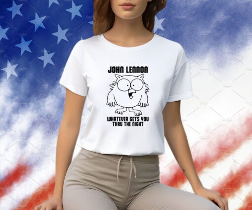 John Lennon Whatever Gets You Thru The Night T-Shirt
