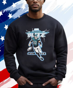 Jason Kelce Charcoal Philadelphia Eagles NFL Blitz Player T-Shirt