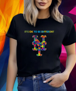 MLB 2023 New York Mets Autism It’s Ok To Be Different TShirts