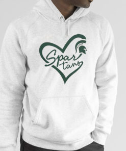 Michigan State Spartans Script Heart MSU Shirt