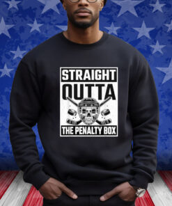 Straight Outta The Penalty Box Hockey Player T-Shirt