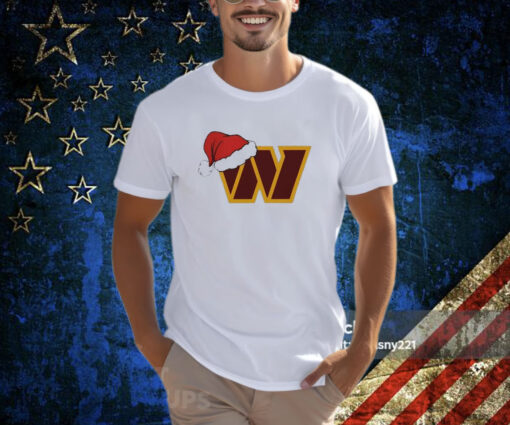 Washington Commanders Santa Logo Christmas Holiday Shirt