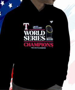 Texas Rangers Fanatics Branded 2023 World Series Champions Locker Room Shirt