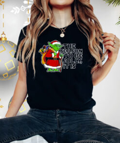 Yoda The Seaon To Be Jolly It Is Christmas TShirt
