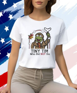 Robin Frog Tiny Tim Who Did Not Die Xmas 2023 T-Shirt