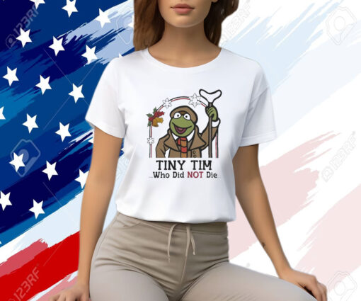 Robin Frog Tiny Tim Who Did Not Die Xmas 2023 T-Shirt