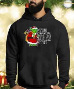 Yoda The Seaon To Be Jolly It Is Christmas Hoodie Shirt