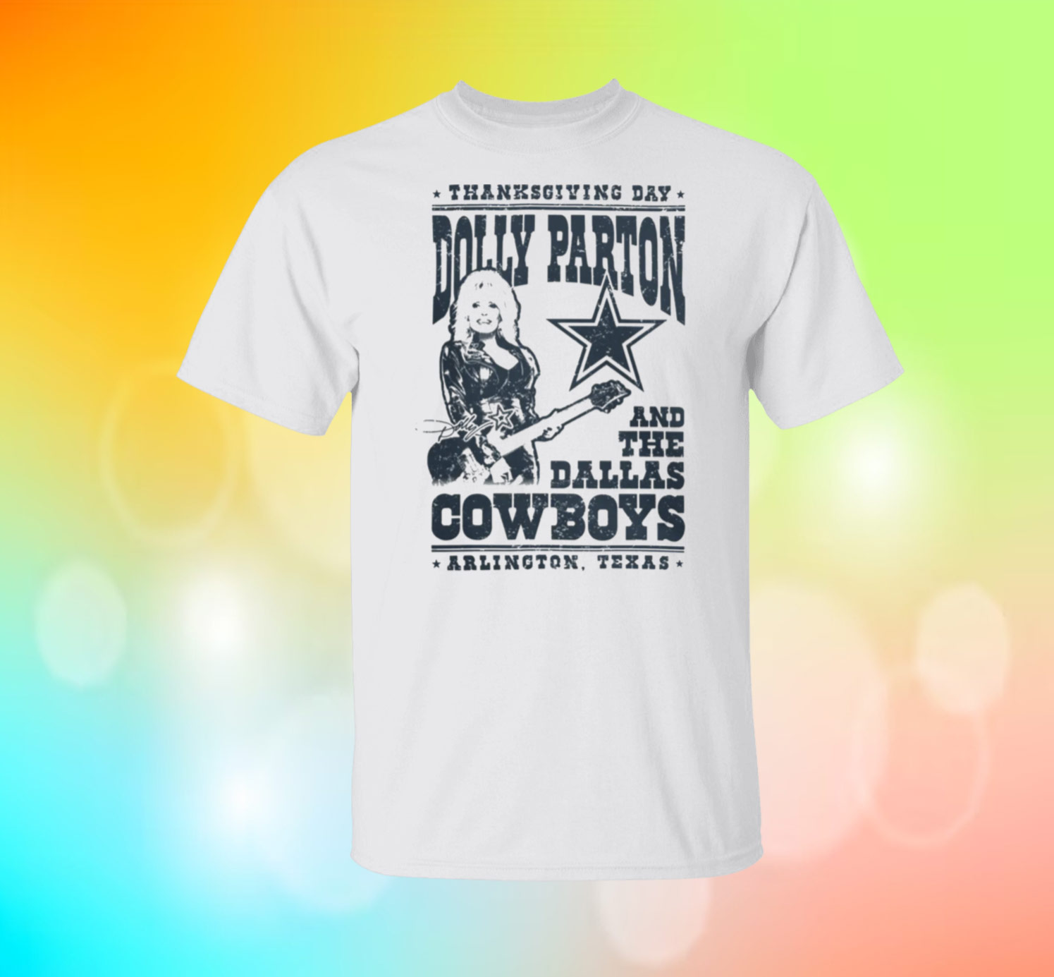 Dallas Cowboys Dolly Parton Arlington T-Shirt