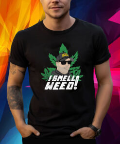 Captain Danny Brown - I Smell Weed T-Shirt