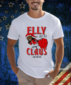 Elly De La Claus Baseball Funny Christmas Shirt