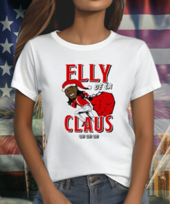 Elly De La Claus Baseball Funny Christmas Shirt