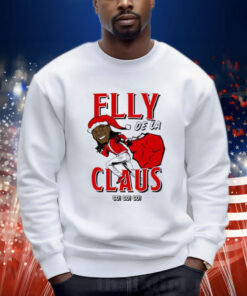 Elly De La Claus Baseball Funny Christmas Shirt