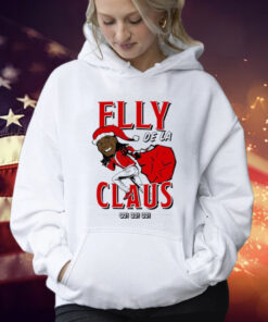 Elly De La Claus Baseball Funny Christmas Shirt