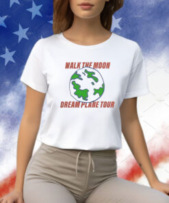 Walk The Moon Merch Globe Dream Plane Tour T-Shirt