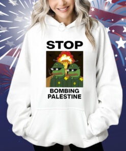 Stop Bombing Palestine Hoodie