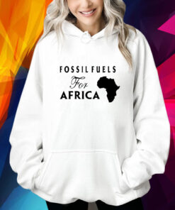 Jusper Machogu Wearing Fossil Fuels For Africa Hoodie Shirt