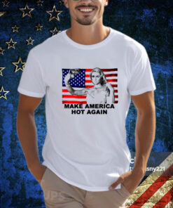 Hilton Make America Hot Again Funny Us Flag T-Shirt