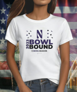 Northwestern Football 2023 Bowl Season Bound T-Shirt