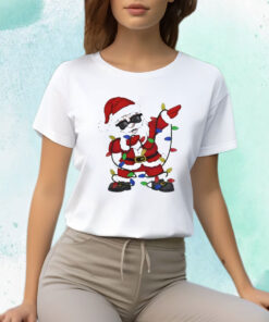 Santa Claus With Christmas Lights T-Shirt