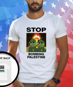 Stop Bombing Palestine, Free Palestine T-Shirt