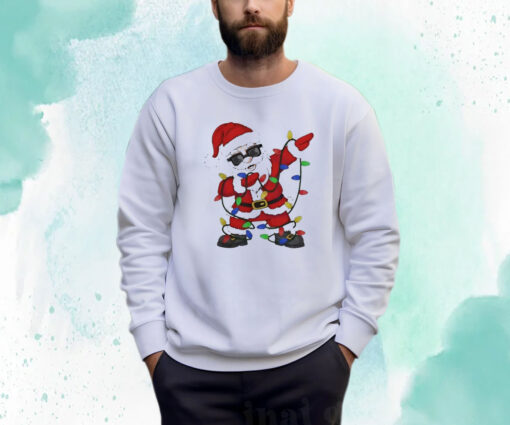 Santa Claus With Christmas Lights T-Shirt