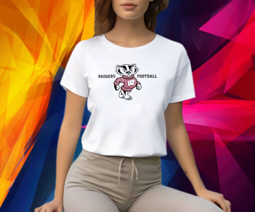 Wisconsin Badgers Red 2023 Football Schedule Logo TShirts