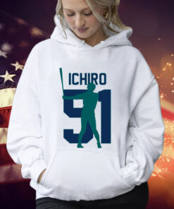 Ichiro Suzuki Jersey Number Artwork Shirt