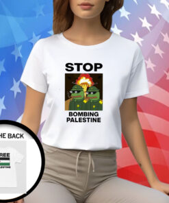 Stop Bombing Palestine, Free Palestine Shirt