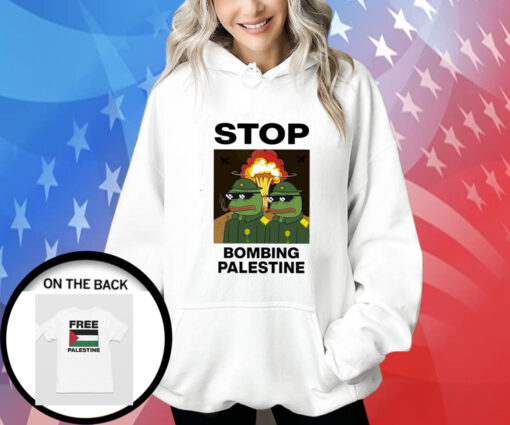 Stop Bombing Palestine, Free Palestine Hoodie Shirt